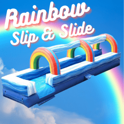 Rainbow Slip & Slide Water Slide